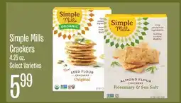 Jewel-Osco Simple Mills Crackers offer