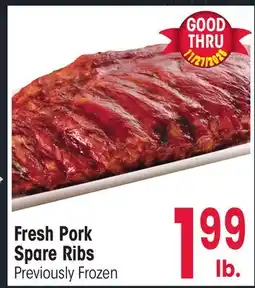 Jewel-Osco Fresh Pork Spare Ribs offer