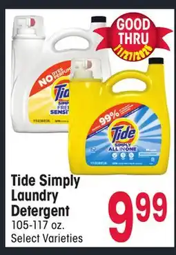 Jewel-Osco Tide Simply Laundry Detergent offer