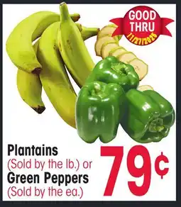 Jewel-Osco Plantains or Green Peppers offer