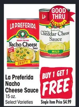Jewel-Osco La Preferida Nacho Nacho Cheese Sauce offer