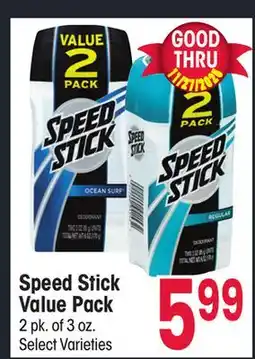 Jewel-Osco Speed Stick Value Pack offer