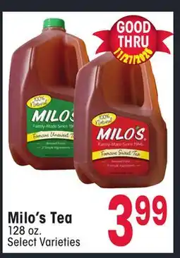 Jewel-Osco Milo's Tea offer