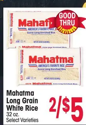 Jewel-Osco Mahatma Long Grain White Rice offer