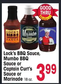 Jewel-Osco Mumbo BBQ Sauce Captain Curt's Sauce or Sauce or Marinade offer