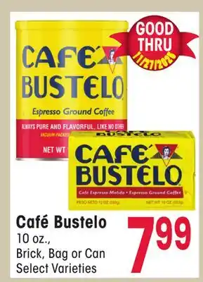 Jewel-Osco Café Bustelo offer