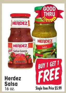 Jewel-Osco Herdez Salsa offer