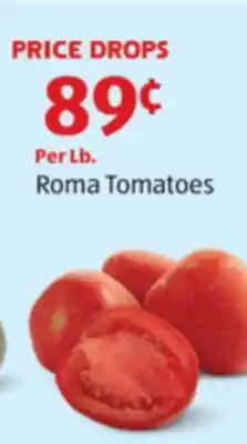 Aldi Roma Tomatoes offer