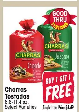 Jewel-Osco Charras Tostadas offer