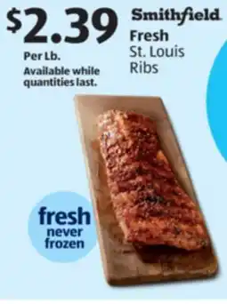 Aldi Fresh St. Louis Ribs offer