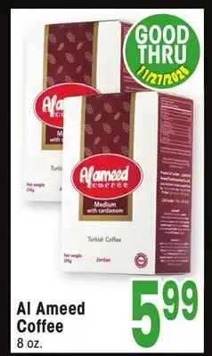 Jewel-Osco Al Ameed Coffee offer