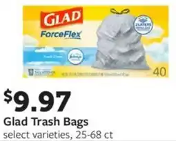 Fareway Glad Trash Bags offer