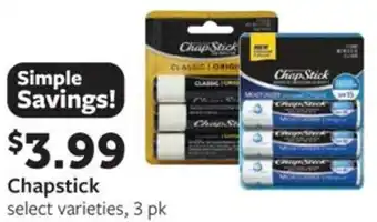 Fareway Chapstick offer