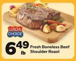 Save a Lot Fresh Boneless Beef Shoulder Roast offer