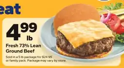 Save a Lot Fresh 73% Lean Ground Beef offer