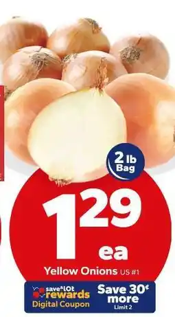 Save a Lot Yellow Onions offer