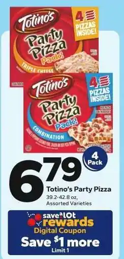 Save a Lot Totino's Party Pizza offer