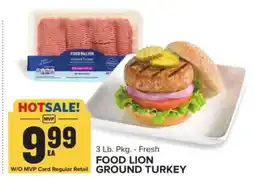 Food Lion FOOD LION GROUND TURKEY offer
