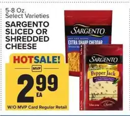 Food Lion Sargento Sliced or Shredded Cheese offer