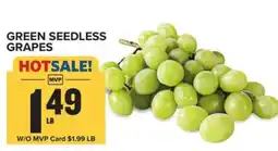 Food Lion Green Seedless Grapes offer