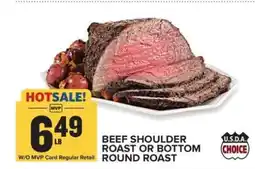 Food Lion Beef Shoulder Roast or Bottom Round Roast offer