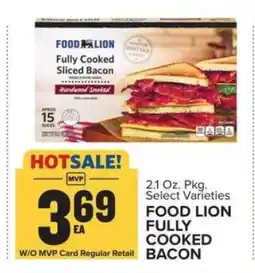 Food Lion Food Lion Fully Cooked Bacon offer