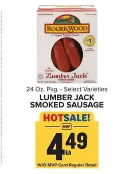 Food Lion Lumber Jack Smoked Sausage offer
