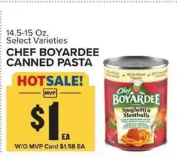 Food Lion Chef Boyardee Canned Pasta offer