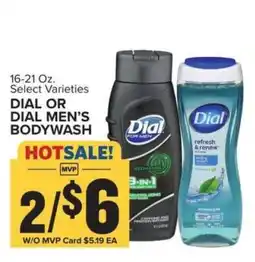 Food Lion Dial or Dial Men's Bodywash offer