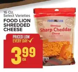 Food Lion Food Lion Shredded Cheese offer