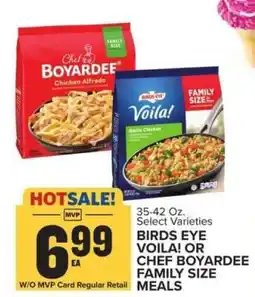 Food Lion Birds Eye Voila! or Chef Boyardee Family Size Meals offer