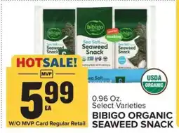 Food Lion BIBIGO ORGANIC SEAWEED SNACK offer