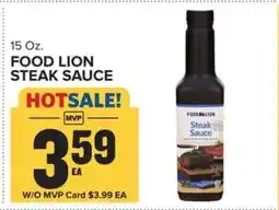 Food Lion FOOD LION STEAK SAUCE offer