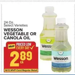 Food Lion Wesson Vegetable or Canola Oil offer