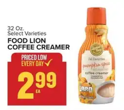 Food Lion FOOD LION COFFEE CREAMER offer