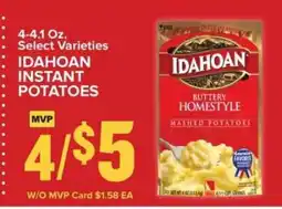 Food Lion Idahoan Instant Potatoes offer