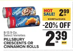 Food Lion Pillsbury Crescents or Cinnamon Rolls offer