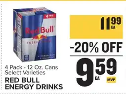 Food Lion Red Bull Energy Drinks offer