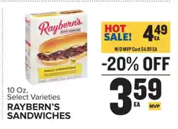 Food Lion Raybern's Sandwiches offer