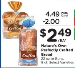 Kroger Nature's Own Perfectly Crafted Bread offer