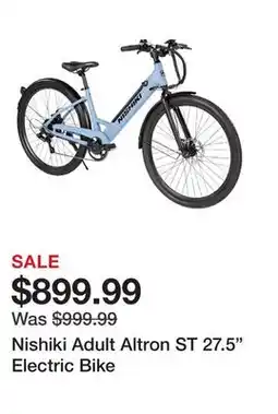 Dick's Sporting Goods Nishiki Adult Altron ST 27.5 Electric Bike offer