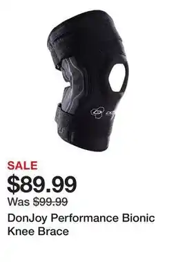 Dick's Sporting Goods DonJoy Performance Bionic Knee Brace offer