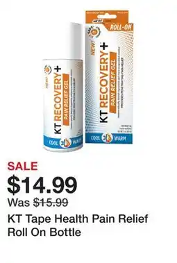 Dick's Sporting Goods KT Tape Health Pain Relief Roll On Bottle offer