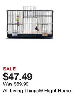 Petsmart All Living Things Flight Home offer