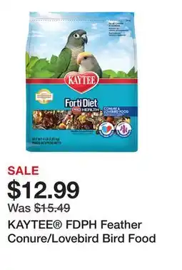 Petsmart KAYTEE FDPH Feather Conure/Lovebird Bird Food offer