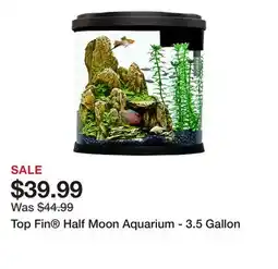 Petsmart Top Fin Half Moon Aquarium - 3.5 Gallon offer
