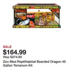 Petsmart Zoo Med ReptiHabitat Bearded Dragon 40 Gallon Terrarium Kit offer