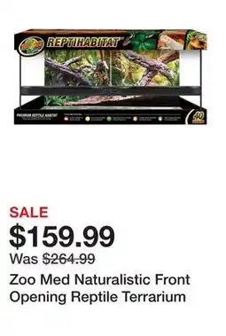Petsmart Zoo Med Naturalistic Front Opening Reptile Terrarium offer
