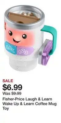 Kohl's Fisher-Price Laugh & Learn Wake Up & Learn Coffee Mug Toy offer