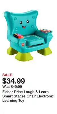 Kohl's Fisher-Price Laugh & Learn Smart Stages Chair Electronic Learning Toy offer